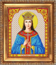 Рисунок на ткани для вышивки бисером И-4190 Святая Праведная Ульяна 20х24,5см