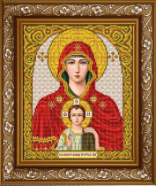 Рисунок на ткани для вышивки бисером ИС-4075 ПБ Услышательница 20х24,5см